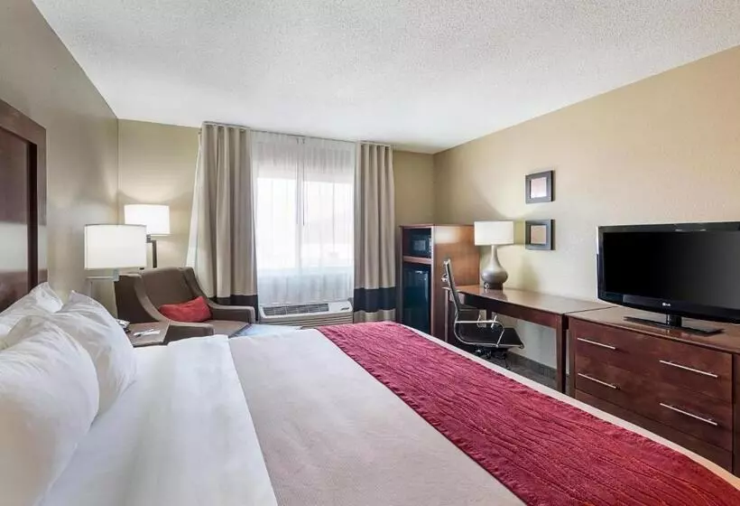 身障者適用キングサイズベッドルーム, Comfort Inn Barboursville Near Huntington Mall Area