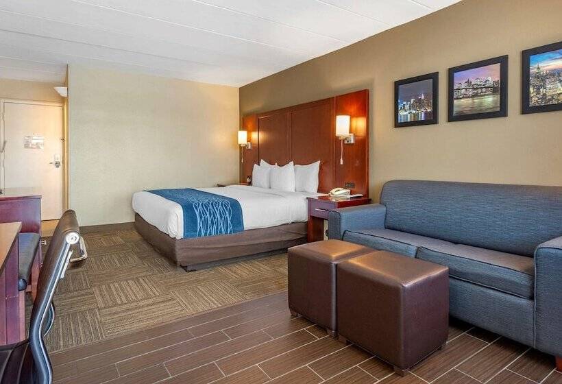 발코니가 있는 스위트, Comfort Inn Edgewater On Hudson River