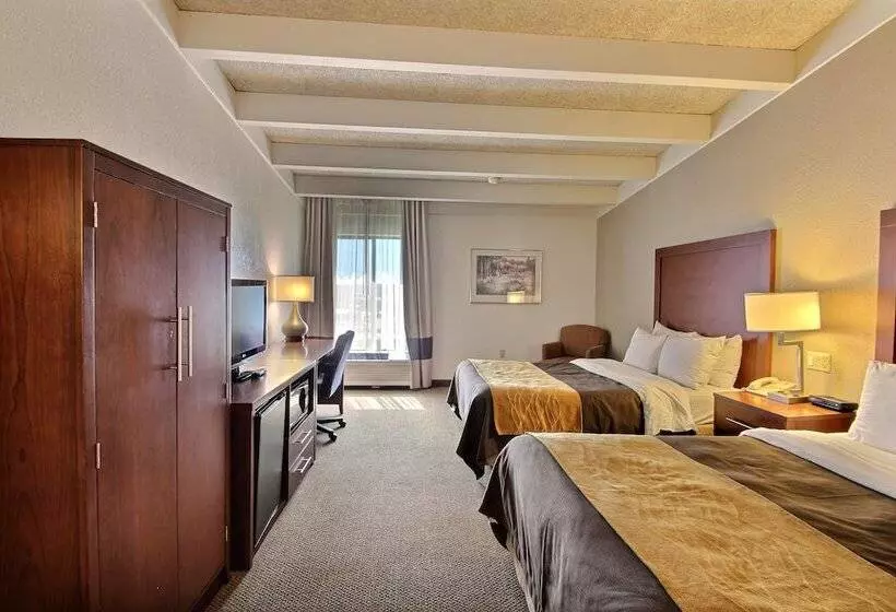اتاق استاندارد با 2 تخت دوبل, Comfort Inn & Suites Madison  Airport