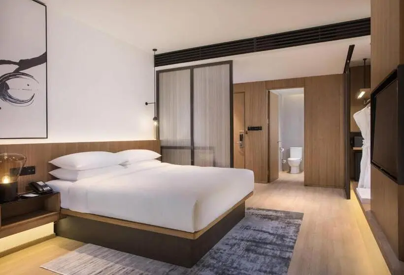 Deluxe-huone King-vuode Näköala, Fairfield By Marriott Xi An North Station