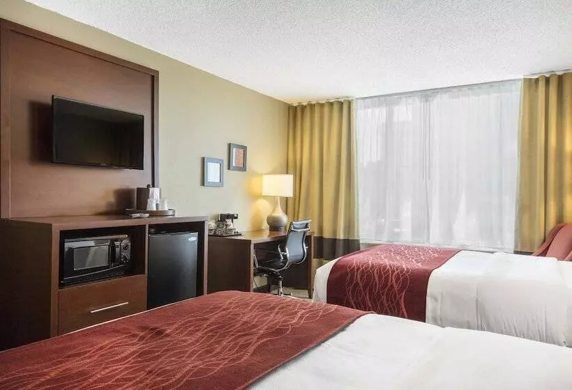 ２ダブルベッドのスタンダードルーム, Comfort Inn Memphis Downtown