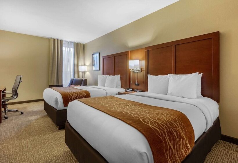 غرفه قياسيه سريرين مزدوجين, Comfort Inn Memphis Downtown
