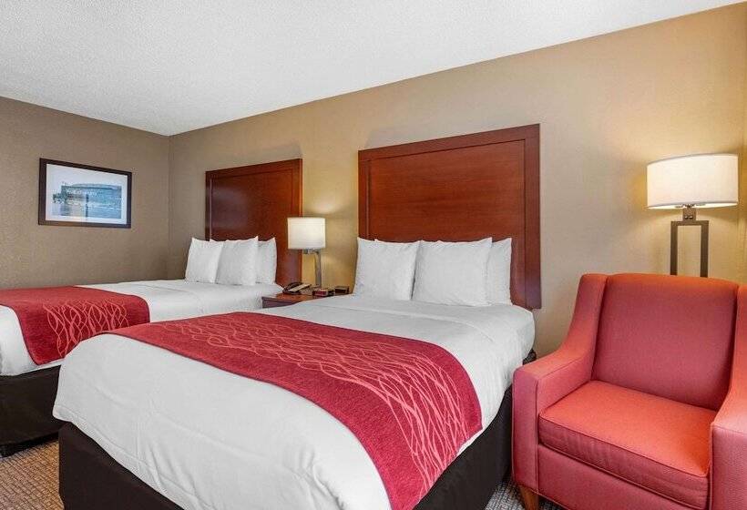 غرفه قياسيه سريرين مزدوجين, Comfort Inn Memphis Downtown