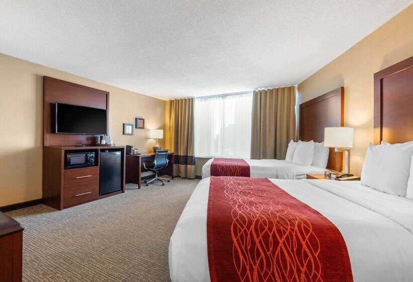 غرفه قياسيه سريرين مزدوجين, Comfort Inn Memphis Downtown