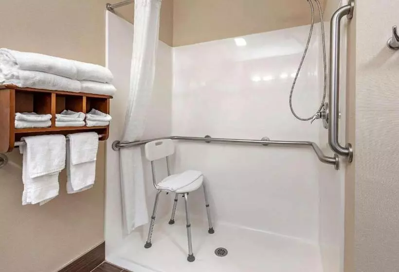 身障者適用クイーンサイズベッドルーム, Comfort Suites Columbus West Hilliard