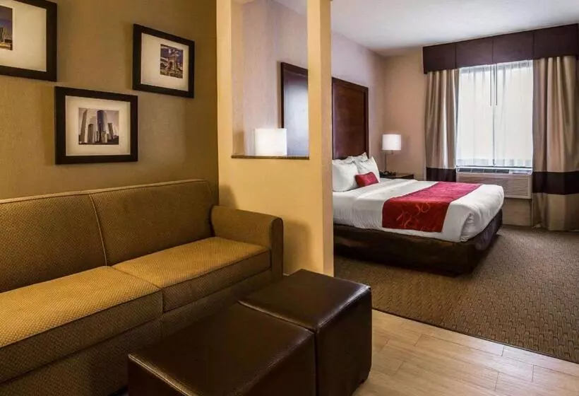 Deluxe Suite King Bed, Comfort Suites Stafford Near Sugarland