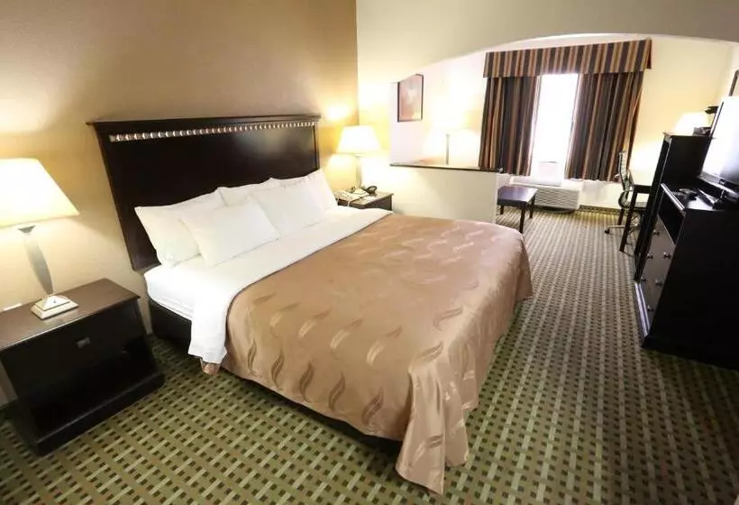 キングサイズベッドのスイートルーム, Quality Suites Burleson   Ft Worth