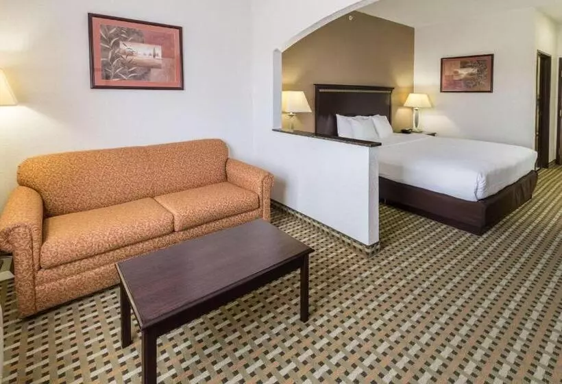 キングサイズベッドのスイートルーム, Quality Suites Burleson   Ft Worth