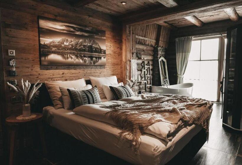 جناح مطلّ علي الجبل, Jufenalm Boho Hotel & Restaurant