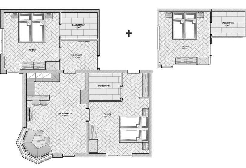 آپارتمان 1 خوابه, Apart Sunnhäusl
