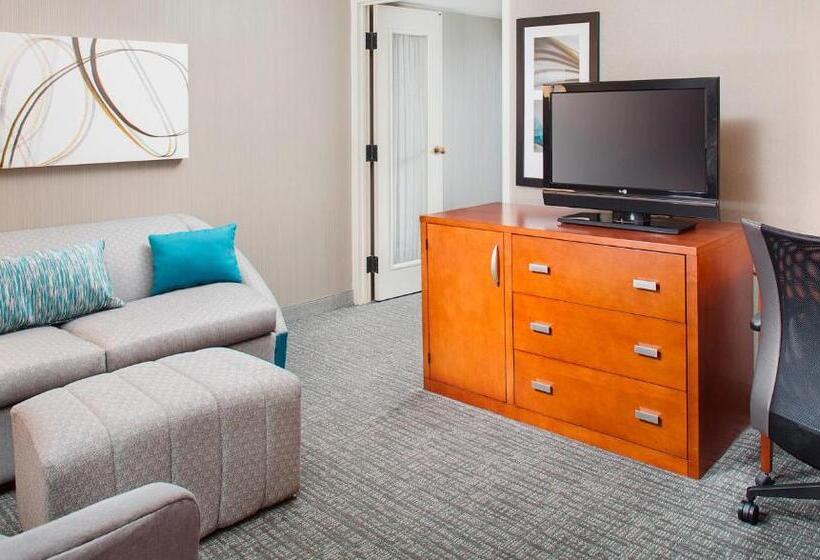 חדר סטנדרט עם מיטת קינג, Courtyard By Marriott Ann Arbor