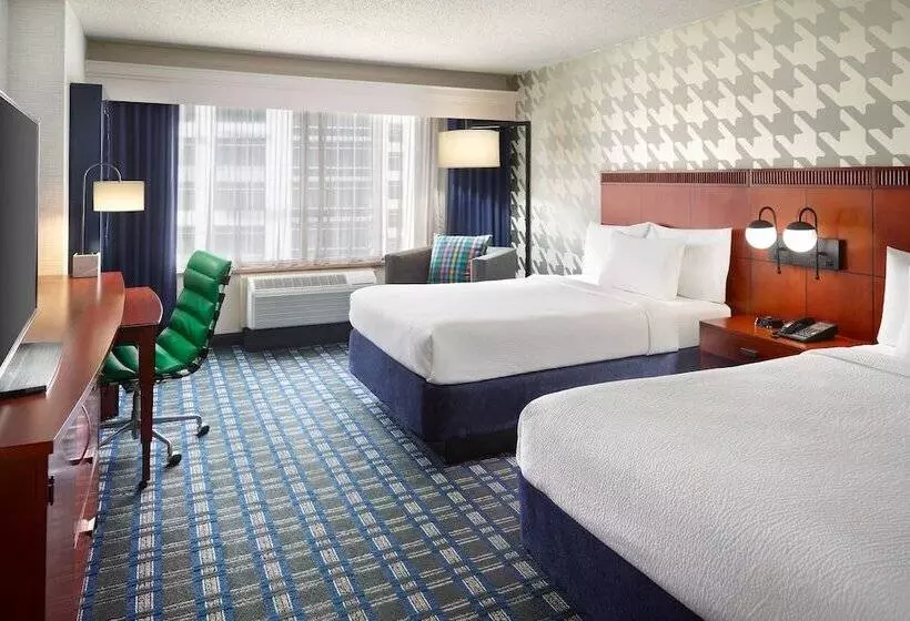 اتاق استاندارد با 2 تخت دوبل, Courtyard Arlington Crystal City/reagan National Airport