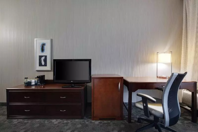 اتاق استاندارد با تخت بزرگ, Courtyard Grand Rapids Airport