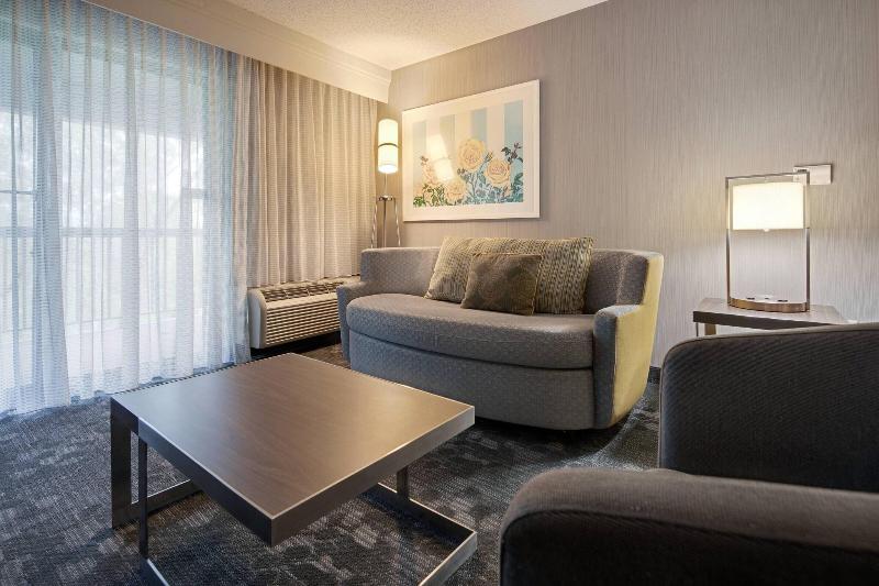 带大床的套房, Courtyard Grand Rapids Airport