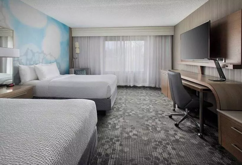 ２ダブルベッドのスタンダードルーム, Courtyard By Marriott Newburgh Stewart Airport