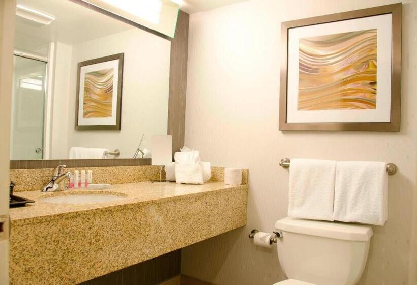 חדר סטנדרט עם מיטת קינג, Courtyard Waterbury Downtown