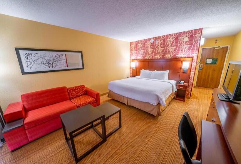장애인을 위한 킹사이즈 침대 스탠다드 룸, Iowa Inn Bettendorf Quad Cities