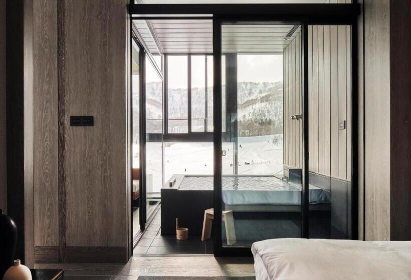 キングサイズベッドのデラックススイート, Park Hyatt Niseko Hanazono