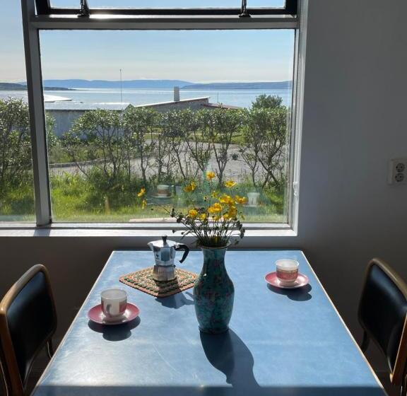 آپارتمان 1 خوابه با چشمانداز دریا, Steinhúsið