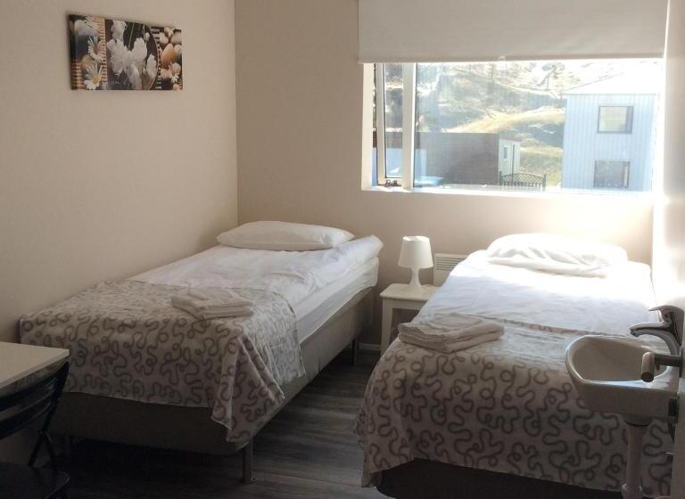 اتاق استاندارد با چشمانداز کوهستان, Við Hafið Guesthouse