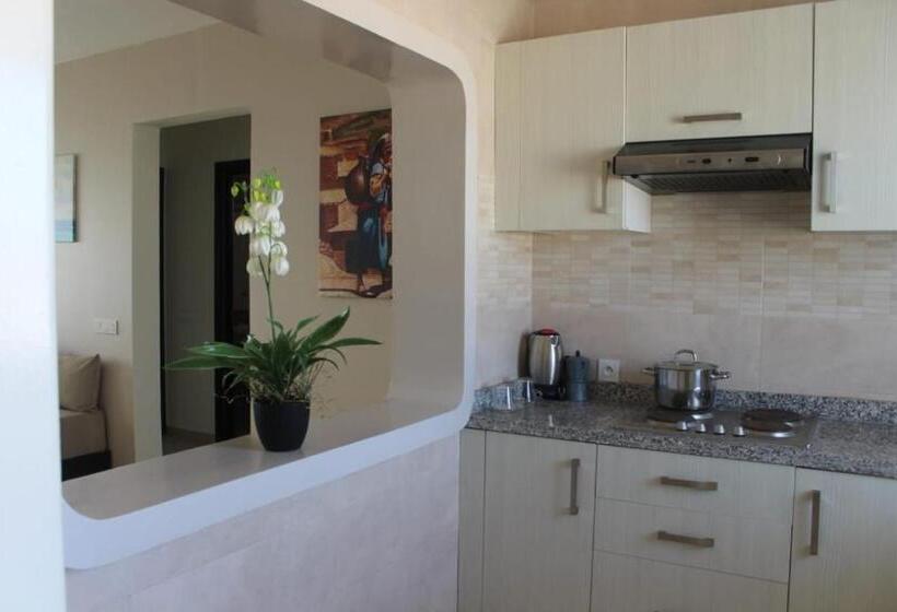 带1个卧室带花园景观的公寓, Kenz Mehdia Hôtel Ressort