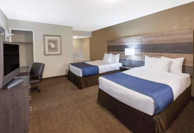 اتاق استاندارد با 2 تخت دوبل, Baymont By Wyndham Downtown Detroit