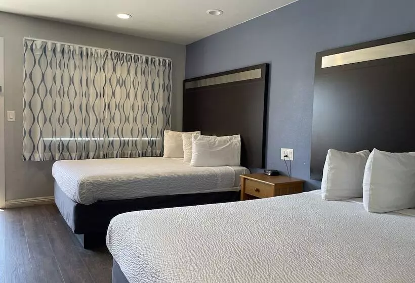 اتاق استاندارد با 2 تخت دوبل, Motel 6 Yuba City, Ca