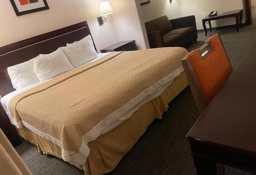 חדר סטנדרט עם מיטת קינג, Days Inn & Suites By Wyndham Denver International Airport