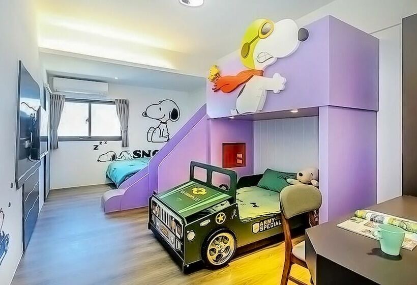 اتاق استاندارد چهار تخته, Wujie Childlike B&b