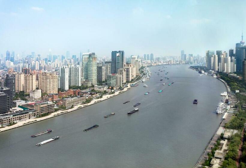 디럭스 룸, Jw Marriott Marquis Hotel Shanghai Pudong