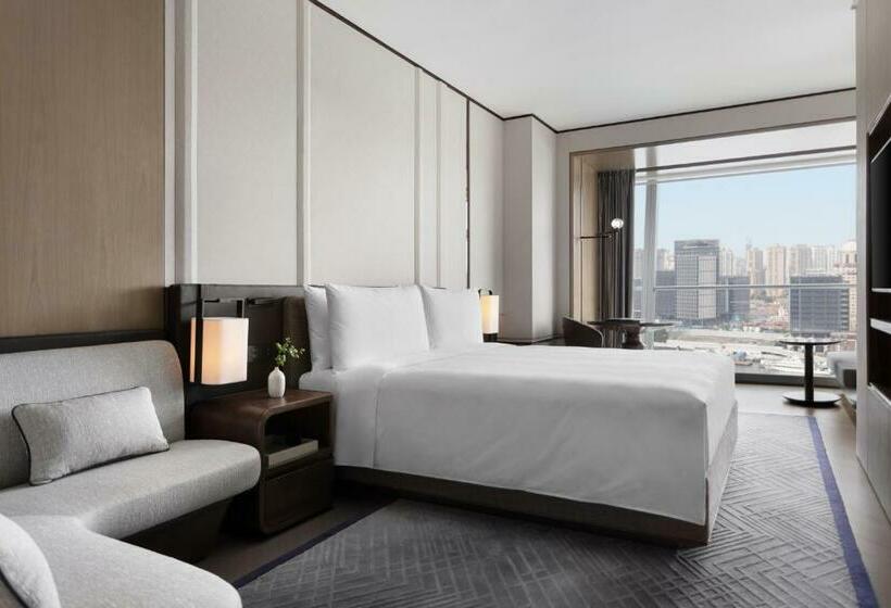 디럭스 스튜디오, Jw Marriott Marquis Hotel Shanghai Pudong