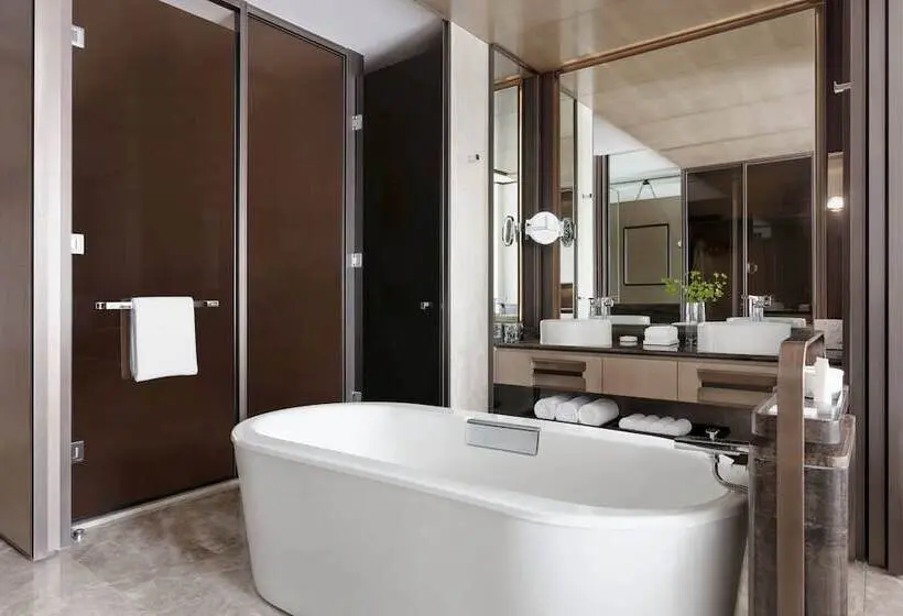 2ダブルベッドのスタンダードルーム, Jw Marriott Marquis Hotel Shanghai Pudong