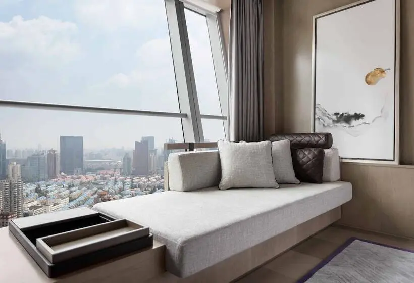 2ダブルベッドのスタンダードルーム, Jw Marriott Marquis Hotel Shanghai Pudong