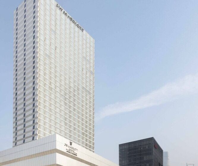 스탠다드 룸 더블 침대, Jw Marriott Marquis Hotel Shanghai Pudong