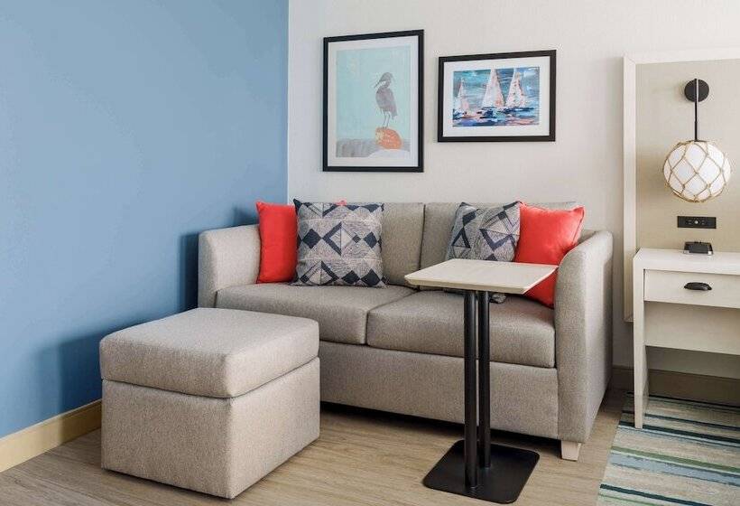 海の見えるダブルベッドスタンダードルーム, Hilton Garden Inn Ocean City Oceanfront