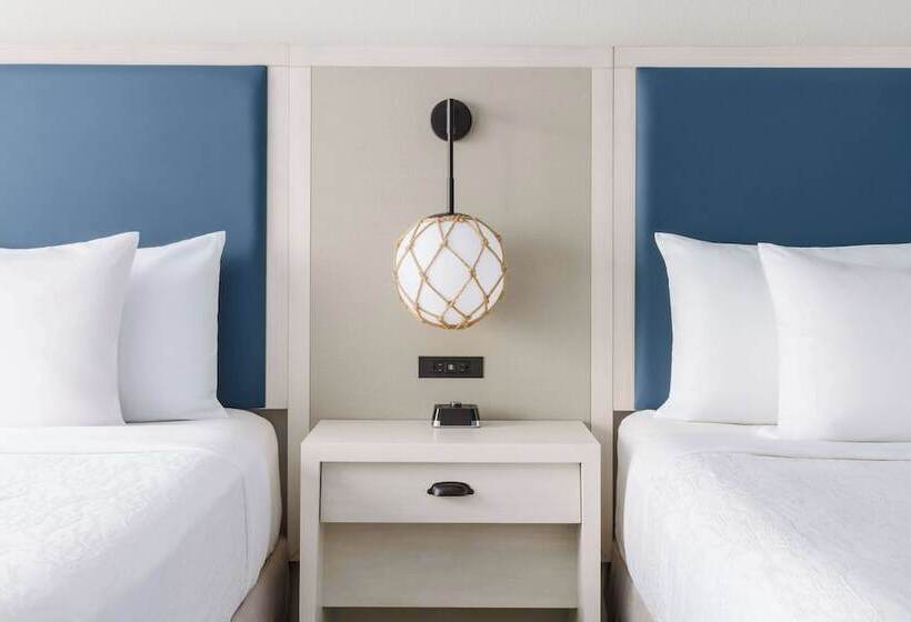２ダブルベッドのスタンダードルーム, Hilton Garden Inn Ocean City Oceanfront