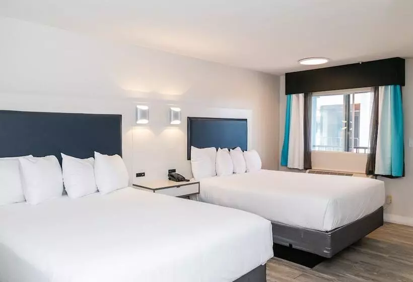 اتاق استاندارد با 2 تخت دوبل, Art Hotel Laguna Beach