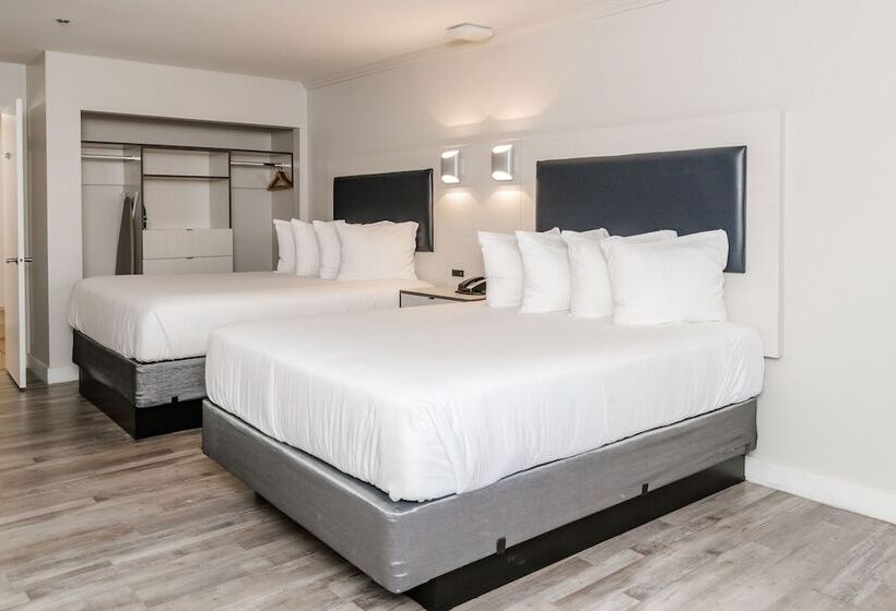 غرفه قياسيه سريرين مزدوجين, Art Hotel Laguna Beach