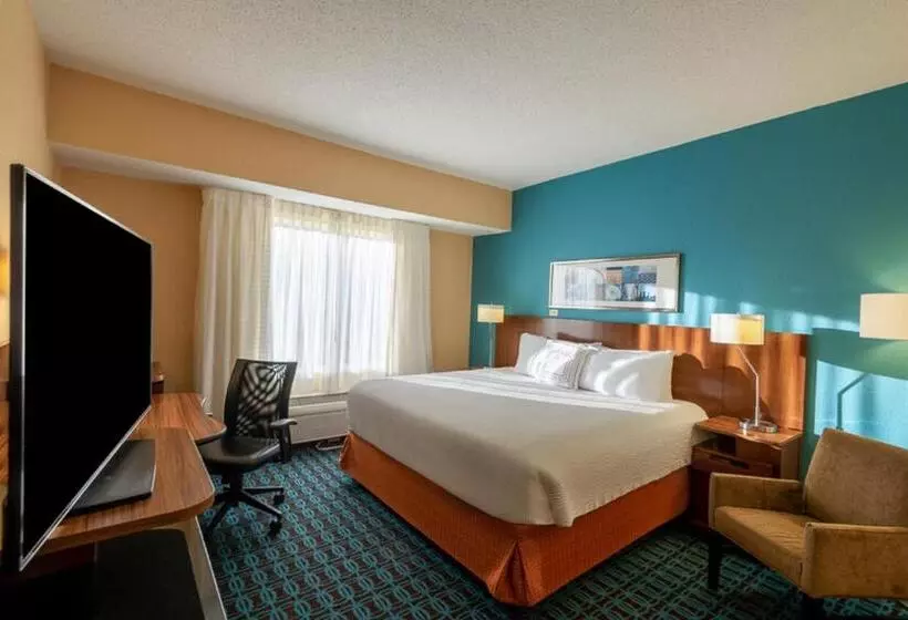 身障者適用キングサイズベッドルーム, Fairfield Inn Richmond Chester