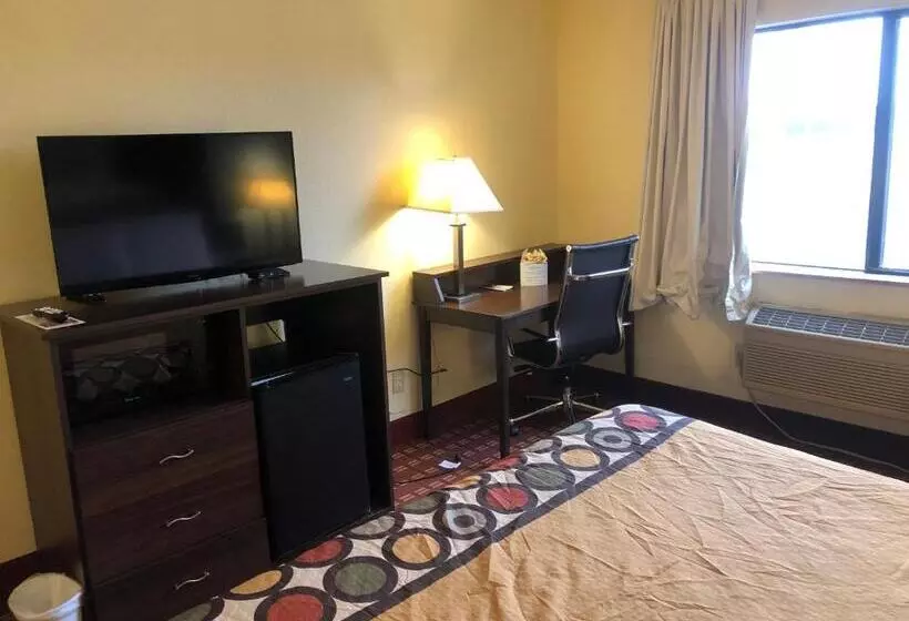 キングサイズベッドのスタンダードルーム, Super 8 By Wyndham Plover Stevens Point Area