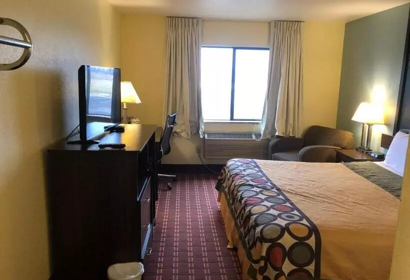 キングサイズベッドのスタンダードルーム, Super 8 By Wyndham Plover Stevens Point Area
