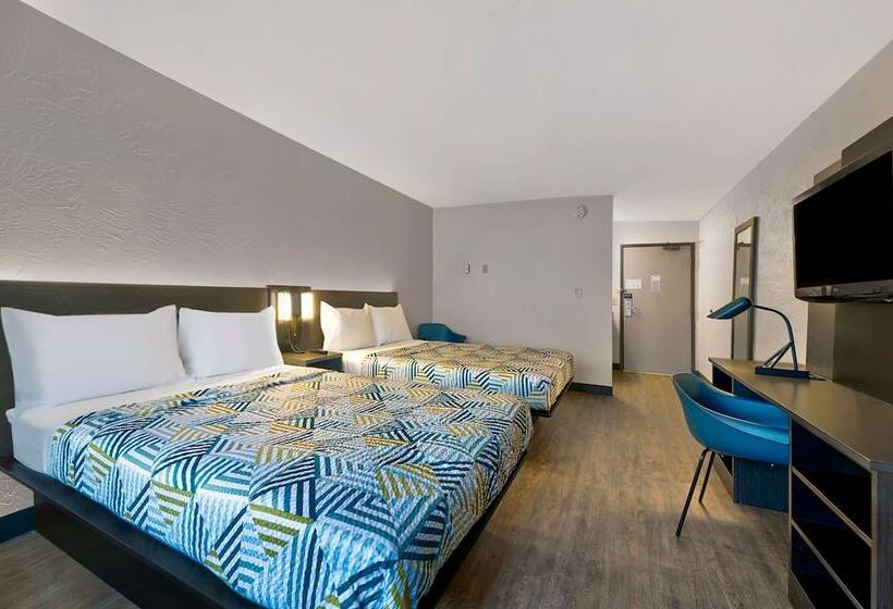 Номер Стандарт 2 Двуспальные Кровати, Motel 6oak Creek, Wi