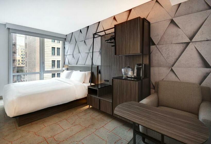 带大床的标准工作室, Springhill Suites By Marriott New York Midtown Manhattan/park Ave
