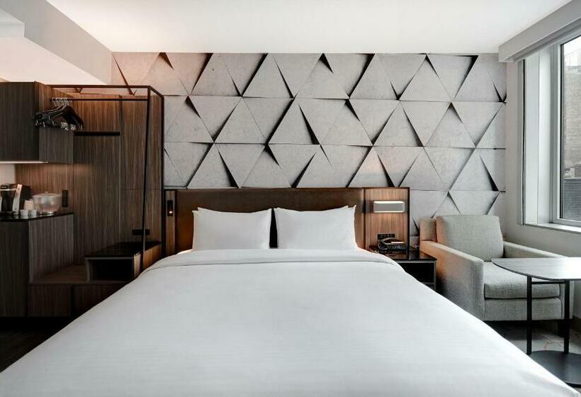 带大床的标准工作室, Springhill Suites By Marriott New York Midtown Manhattan/park Ave