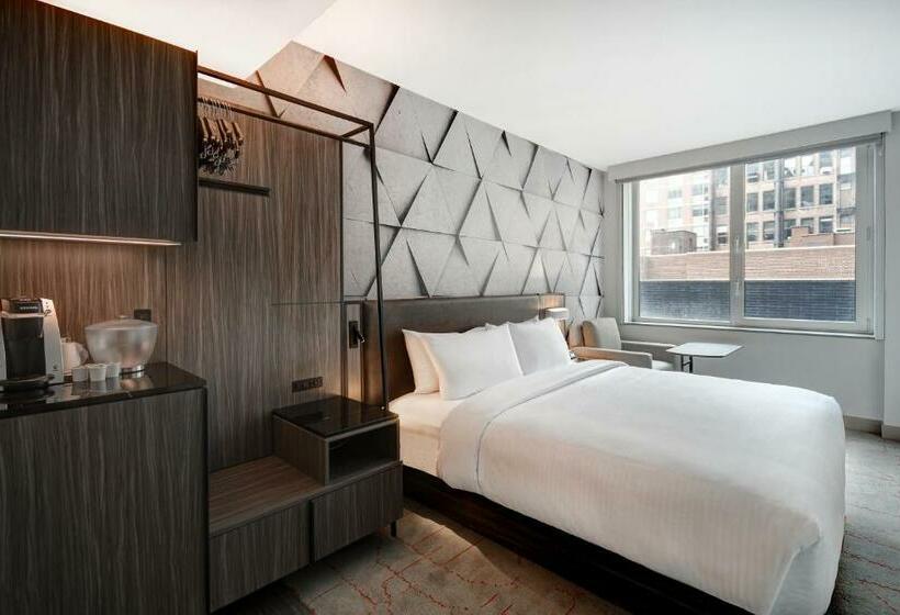 带大床的标准工作室, Springhill Suites By Marriott New York Midtown Manhattan/park Ave