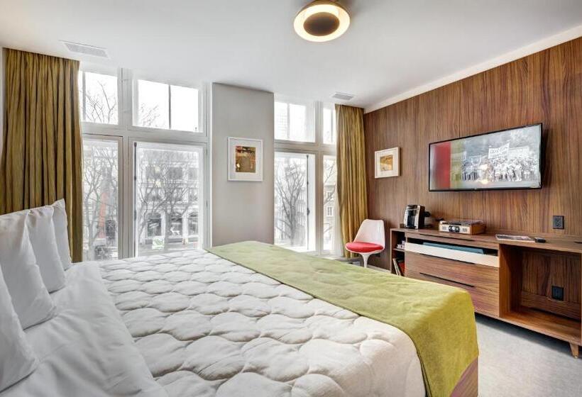 带大床的豪华间, Uville Montreal