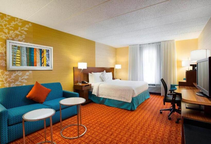 اتاق استاندارد با تخت بزرگ, Fairfield Inn & Suites Chicago Midway Airport