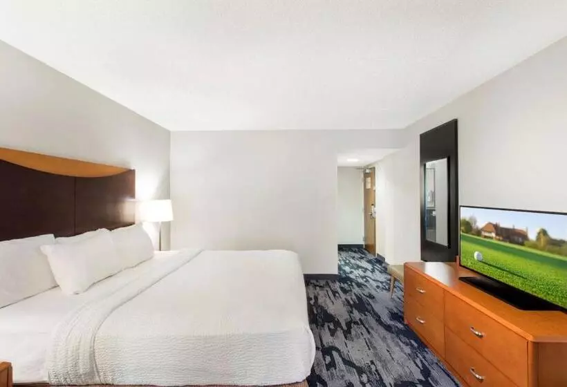 キングサイズベッドのスタンダードルーム, Fairfield Inn By Marriott Evansville East