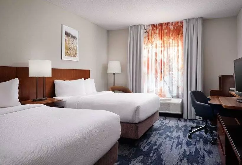 2ダブルベッドのスタンダードルーム, Fairfield Inn And Suites Austin South