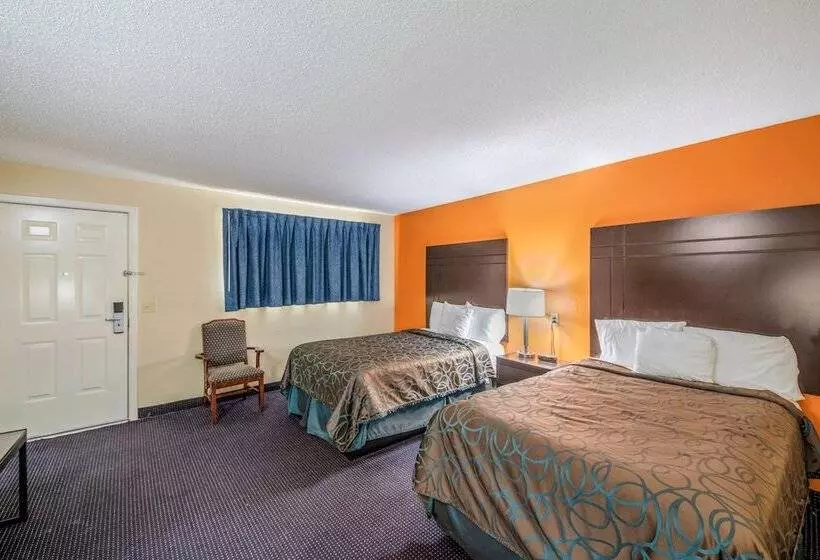 ２ダブルベッドのスタンダードルーム, Americas Best Value Inn Giddings